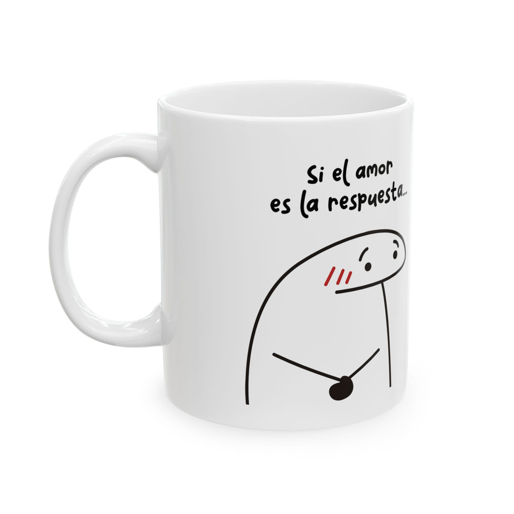 Taza San Valentin “Si Supieras Cuánto Pienso en Ti” Taza Divertida Doble Cara