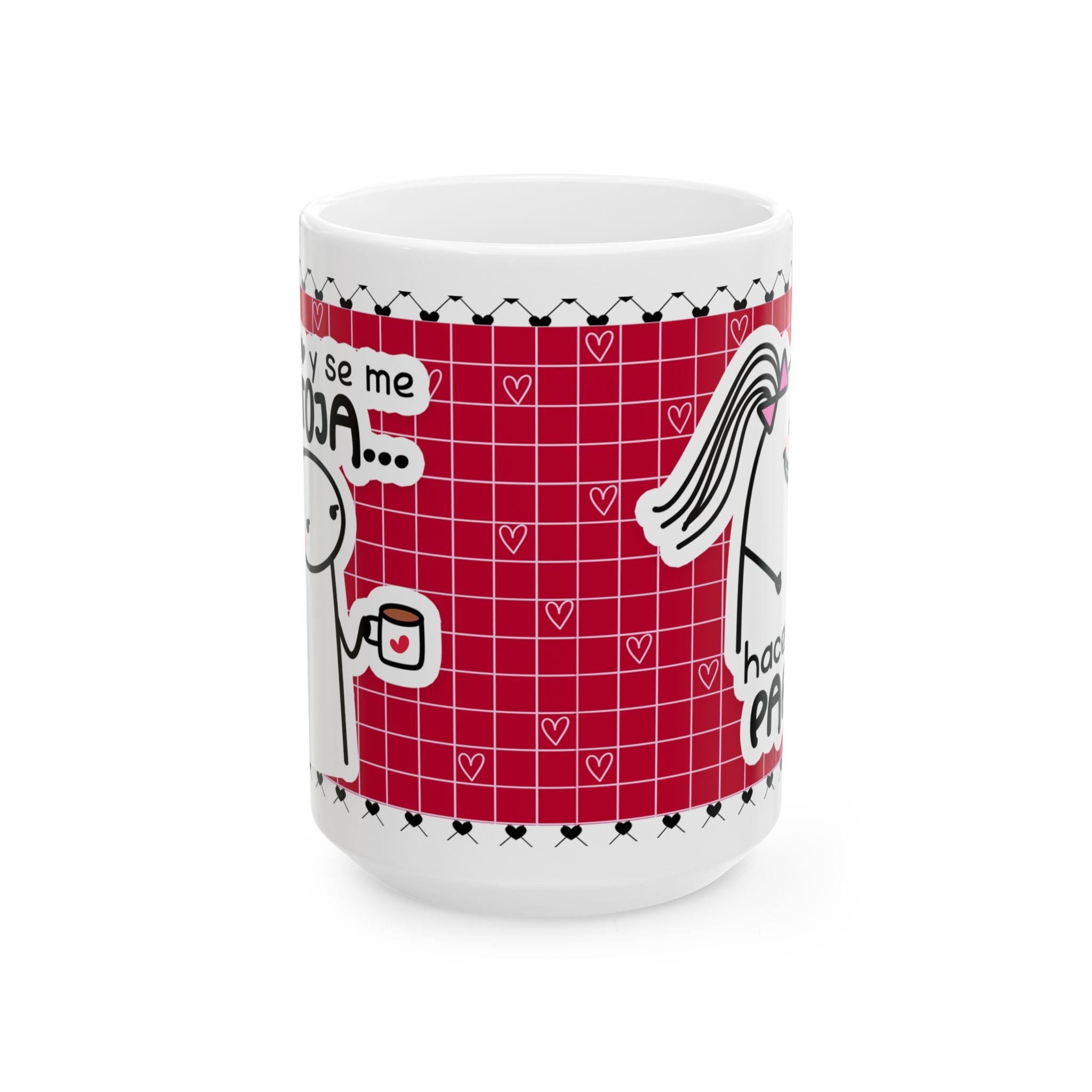 Mug San Valentín “Te Veo y Se Me Antoja Hacerte Papá” Taza Divertida de Amor
