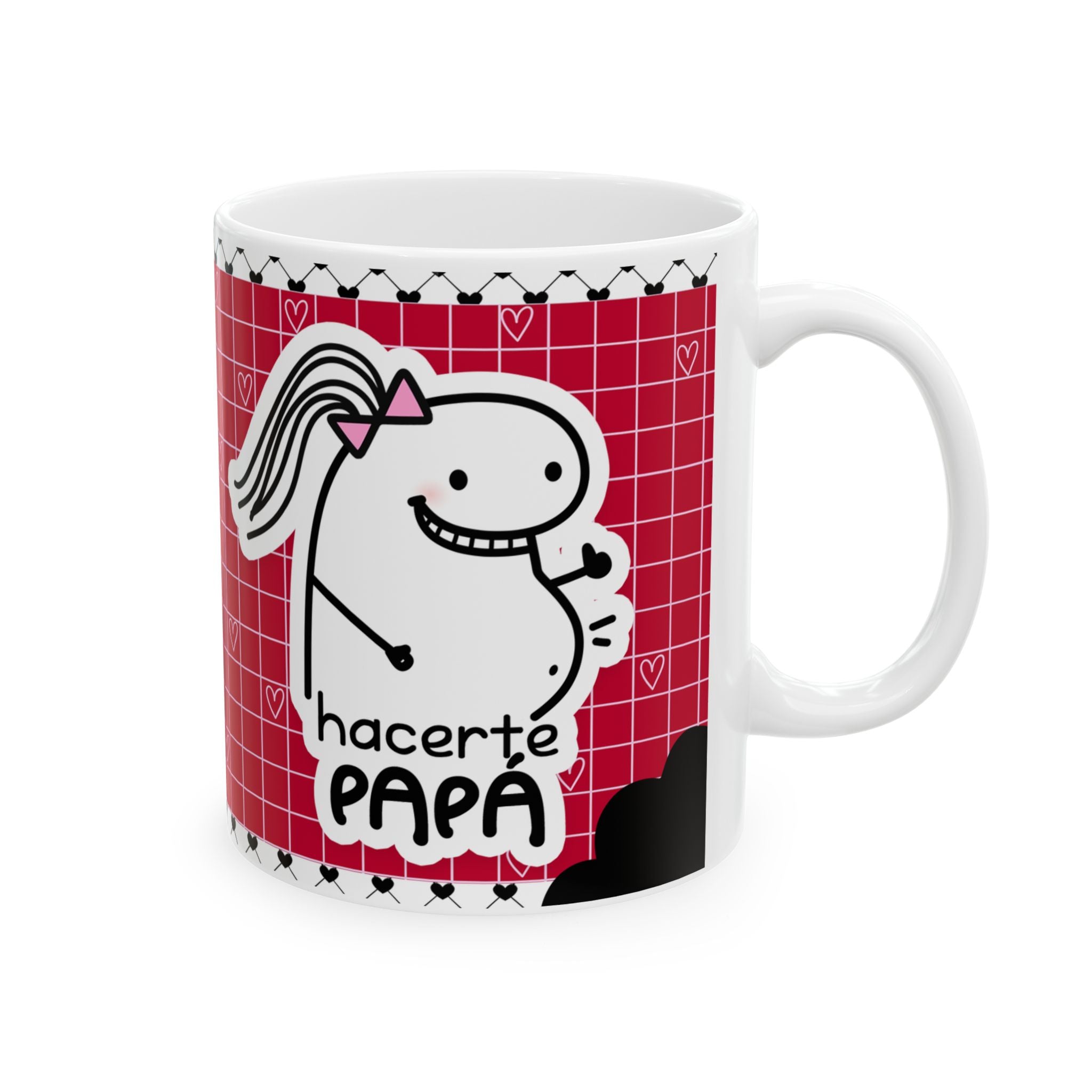 Mug San Valentín “Te Veo y Se Me Antoja Hacerte Papá” Taza Divertida de Amor