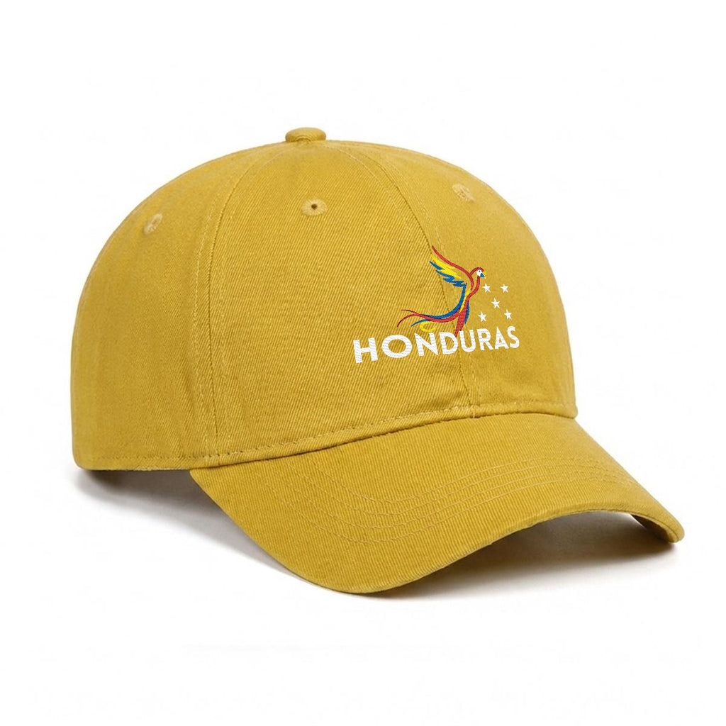 Gorra de Honduras Bordada Premium Guacamaya de Algodón Estilo Casual