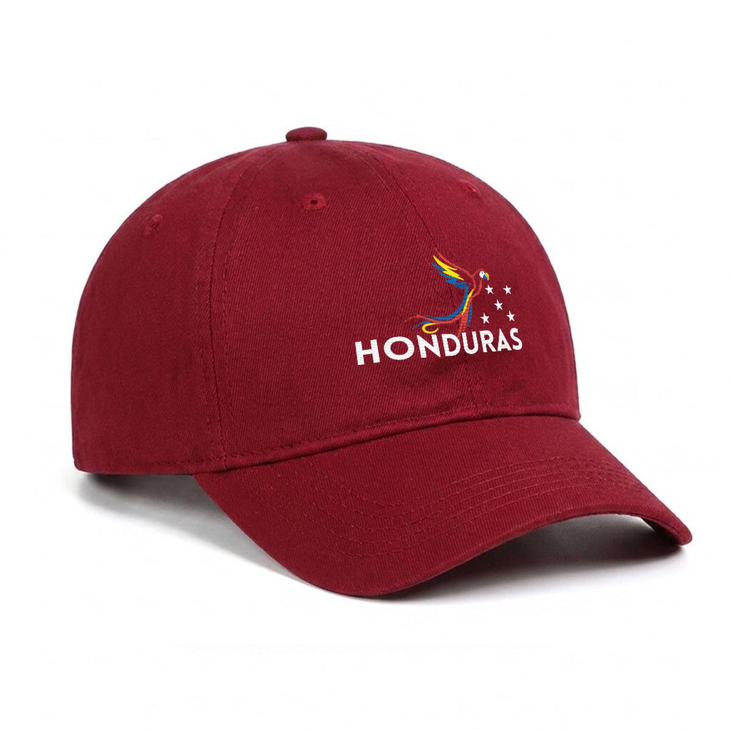 Gorra de Honduras Bordada Premium Guacamaya de Algodón Estilo Casual