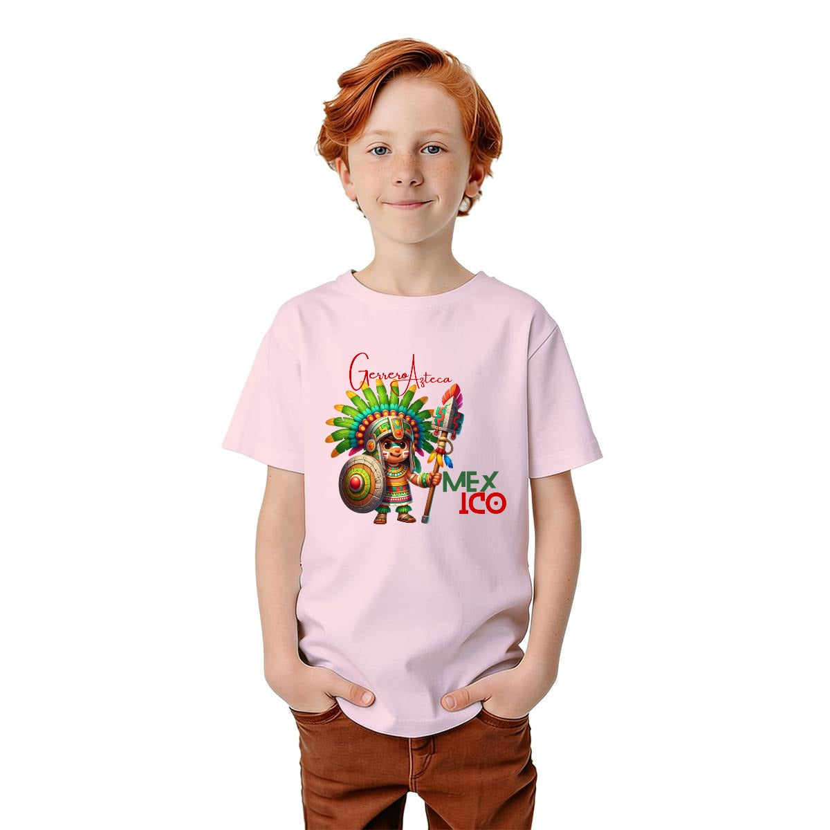 Camiseta Juvenil México – Playera Patriótica para Niños | Gildan 5000B