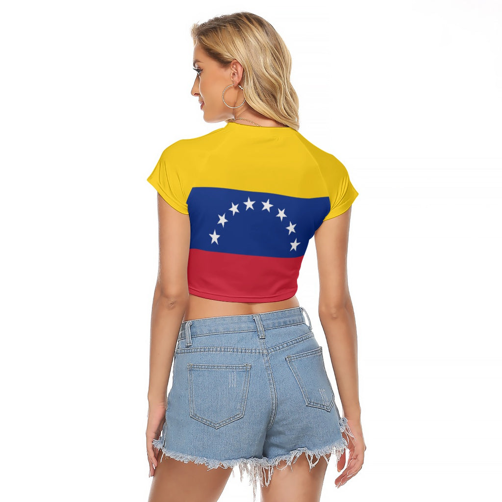 Crop Top Raglan Venezuela Mujer