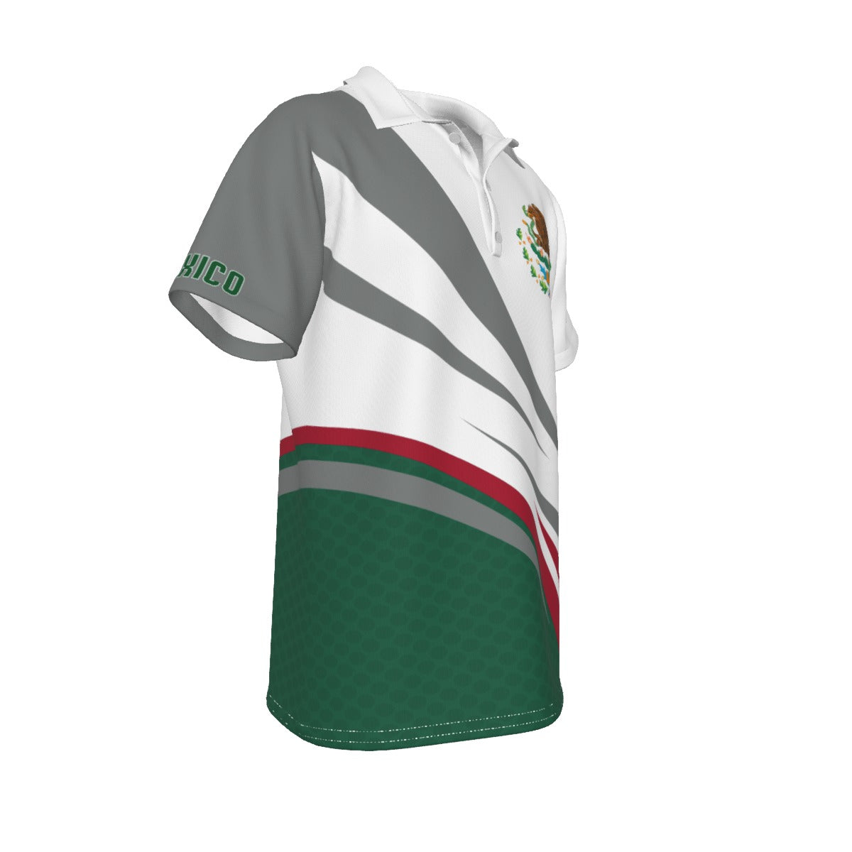 Polo México Casual Deportiva con Escudo Nacional