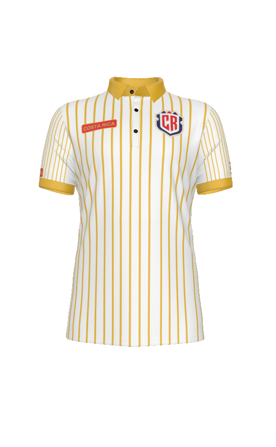 Polo Costa Rica Golden Patriótico para Hombre – Estilo Deportivo y Casual