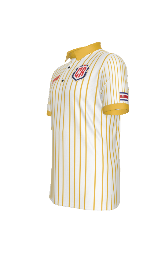 Polo Costa Rica Golden Patriótico para Hombre – Estilo Deportivo y Casual