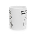 Taza San Valentin “El Físico No Importa”  Taza Romántica Doble Cara