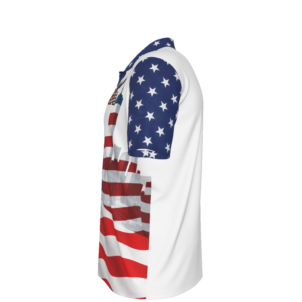 Polo USA para Hombre – Diseño Bandera Americana