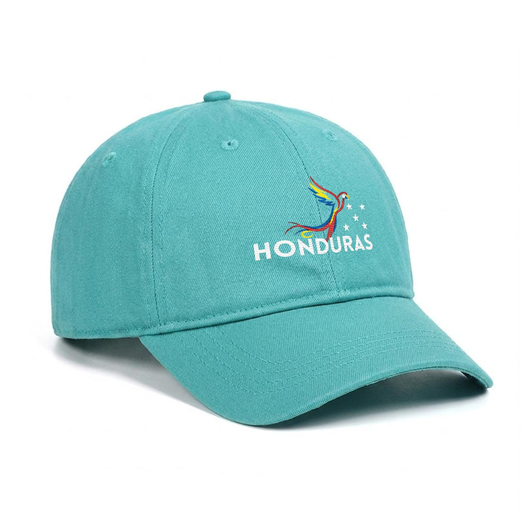Gorra de Honduras Bordada Premium Guacamaya de Algodón Estilo Casual