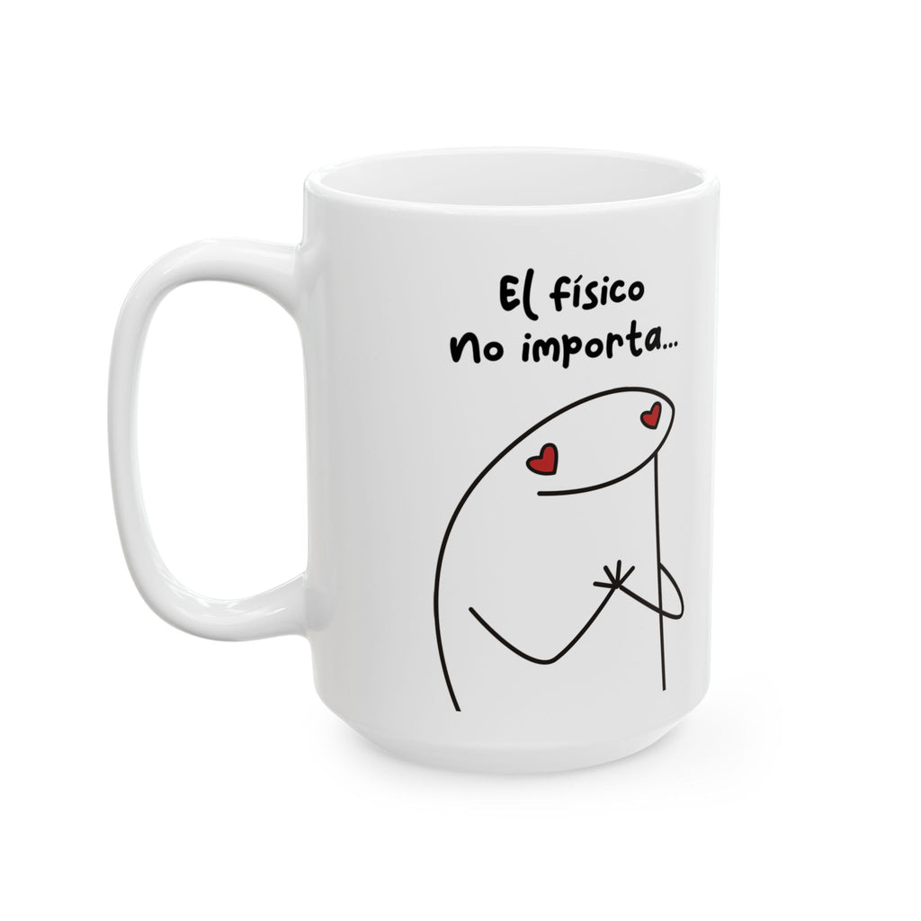 Valentine’s Day Mug “Looks Don’t Matter”  Romantic Double-Sided Mug