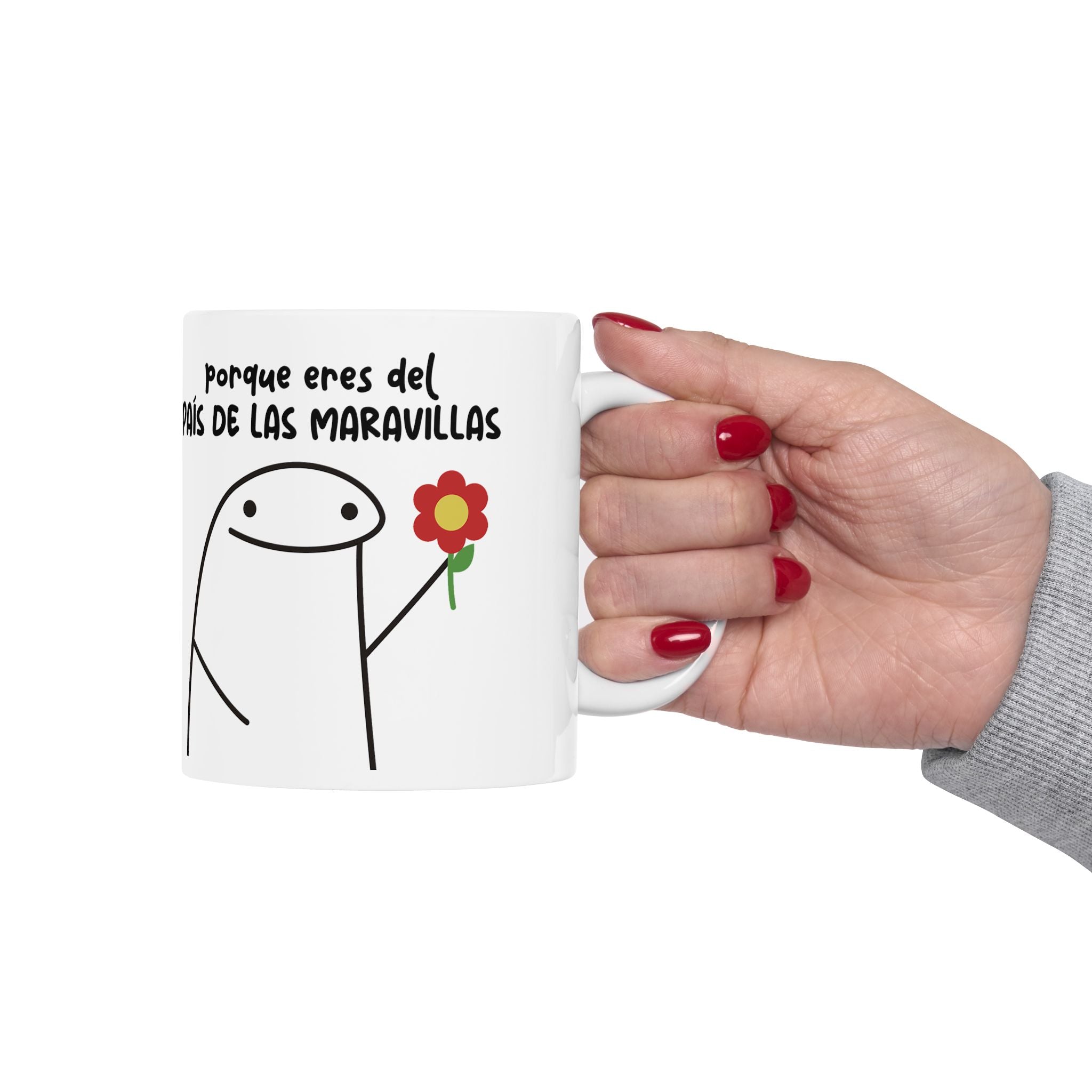 Taza San Valentin “Deberías Llamarte Alicia… Porque Eres del País de las Maravillas” Taza Romántica