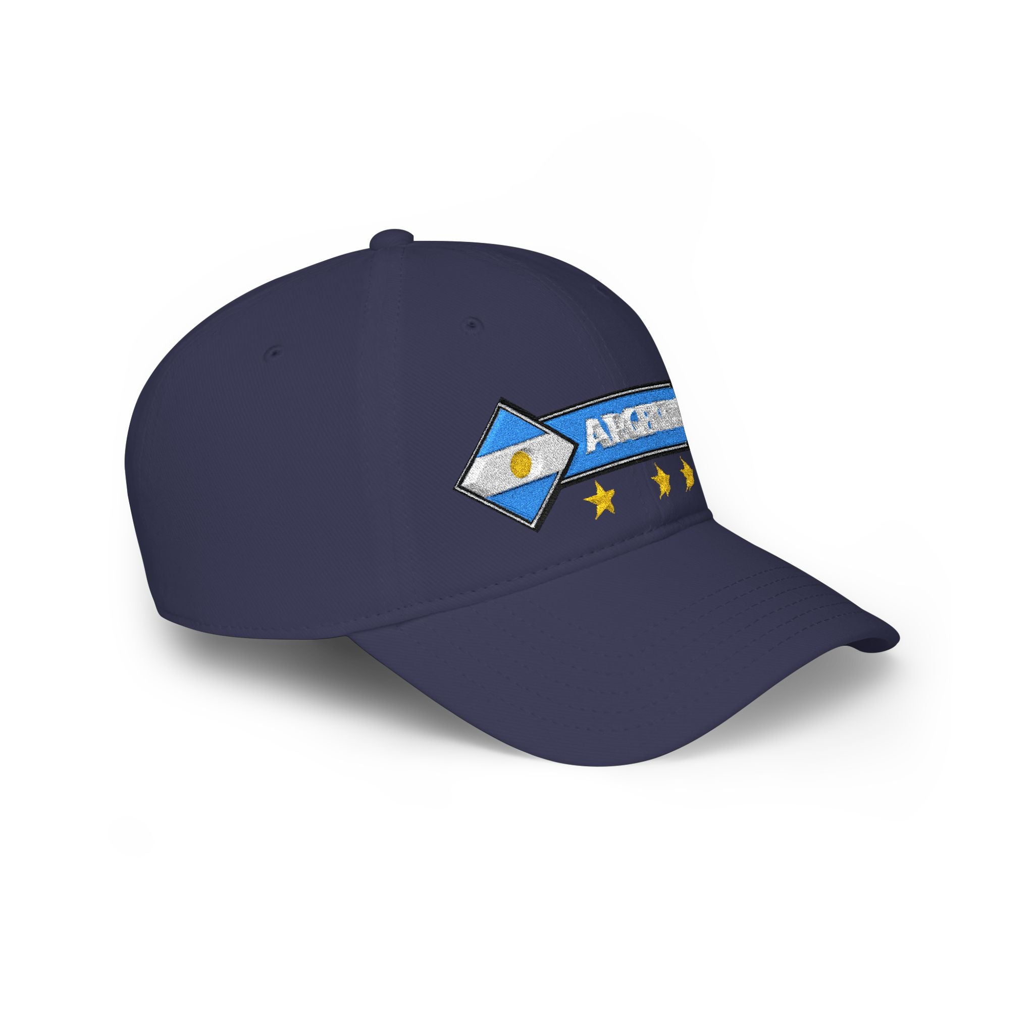 Gorra Argentina Bordada Ajustable Tri Campeón