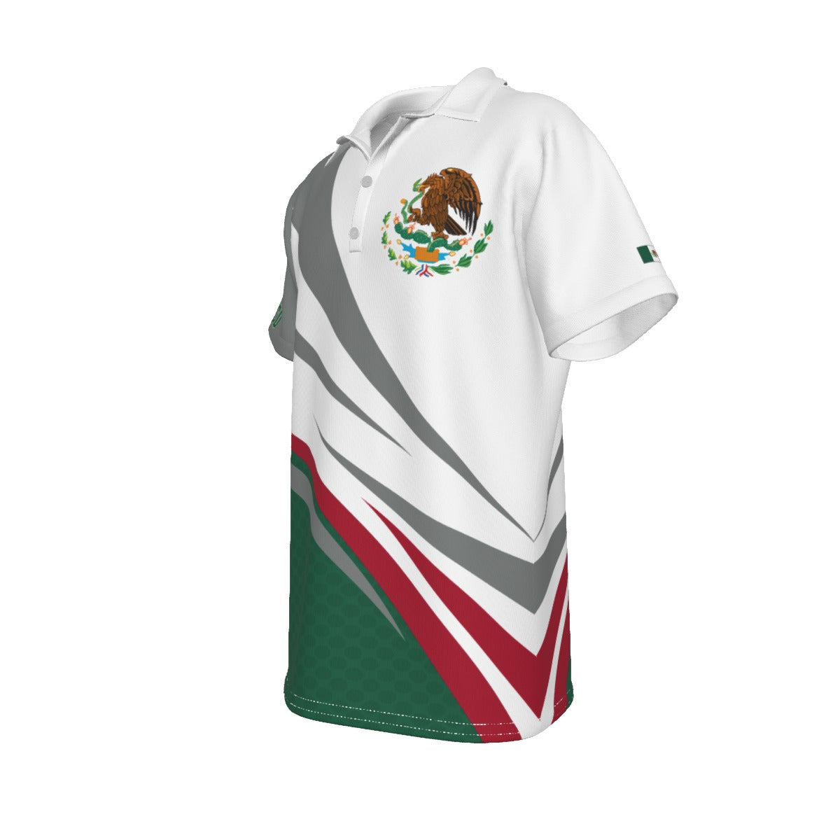 Polo México Casual Deportiva con Escudo Nacional