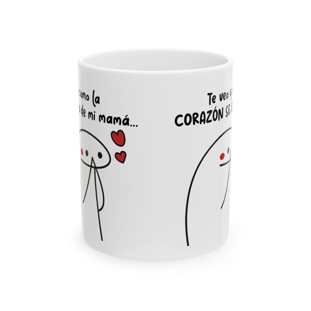 Taza San Valentin “Mi Corazón Se Acelera” Taza Romántica