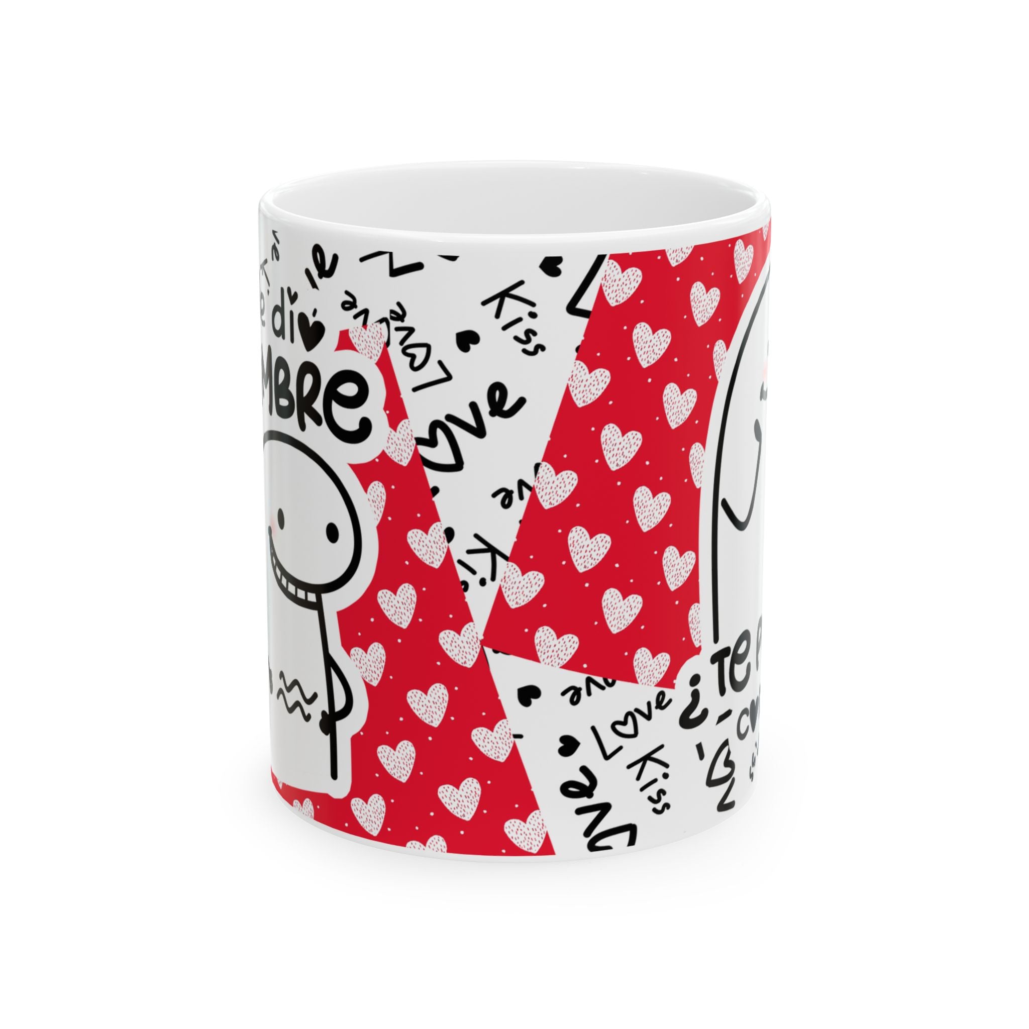 Taza San Valentín “Me Dio Hambre ¿Te Puedo Comer?” Taza Divertida de Amor