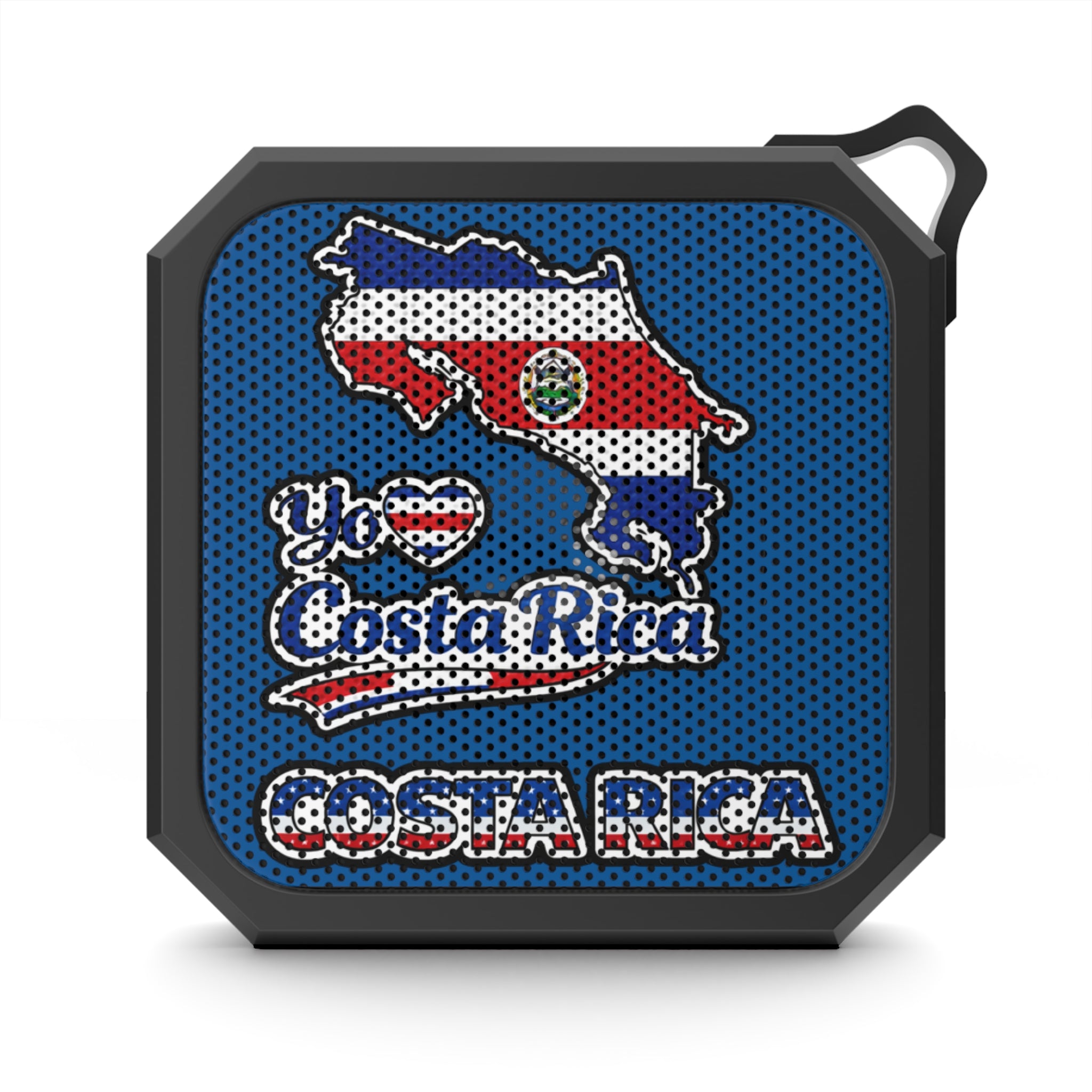 Bocina Bluetooth Costa Rica Portátil Resistente al Agua Diseño Patriótico I Love Costa Rica