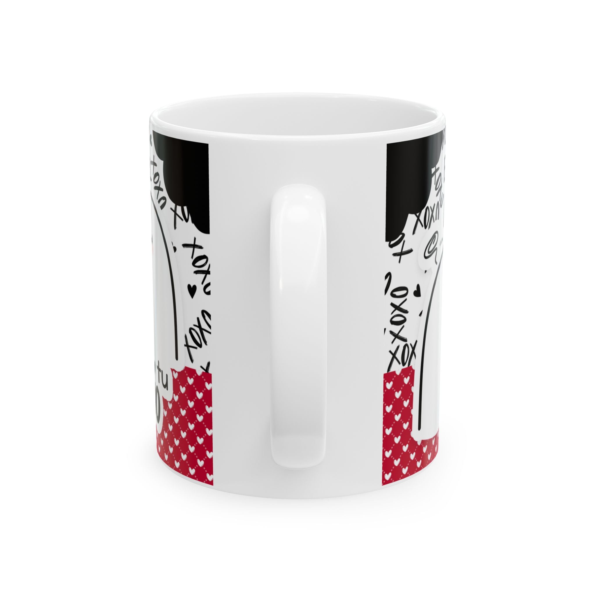 Mug San Valentin “Esto es un Asalto, Dame Todo Tu Cariño” Taza Divertida de Amor