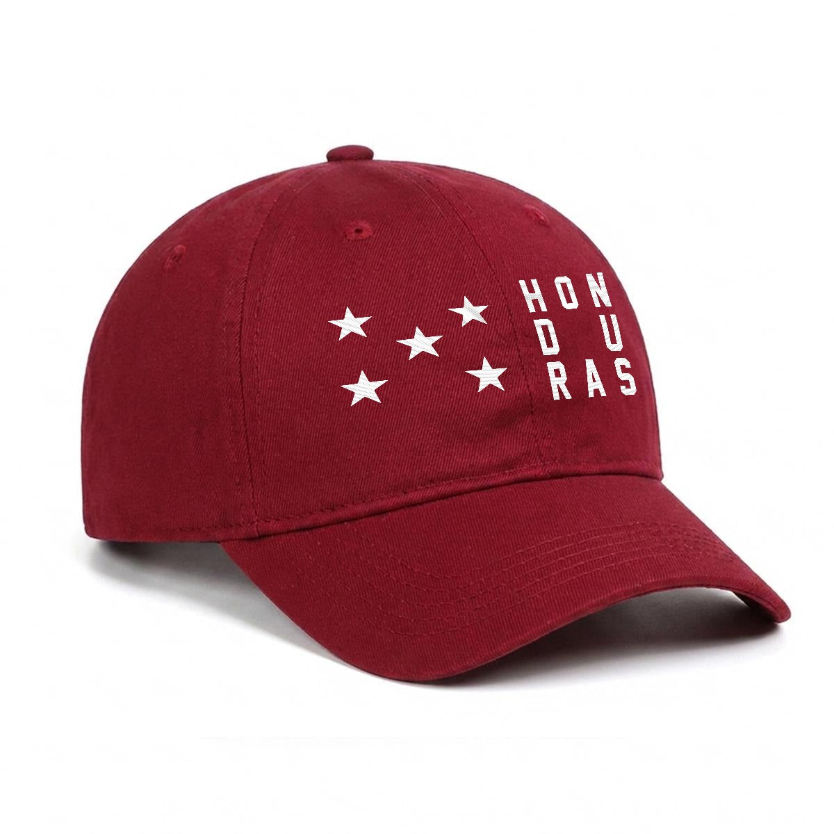 Gorra de Honduras Bordada Premium de Algodón Estilo Casual de Perfil Bajo
