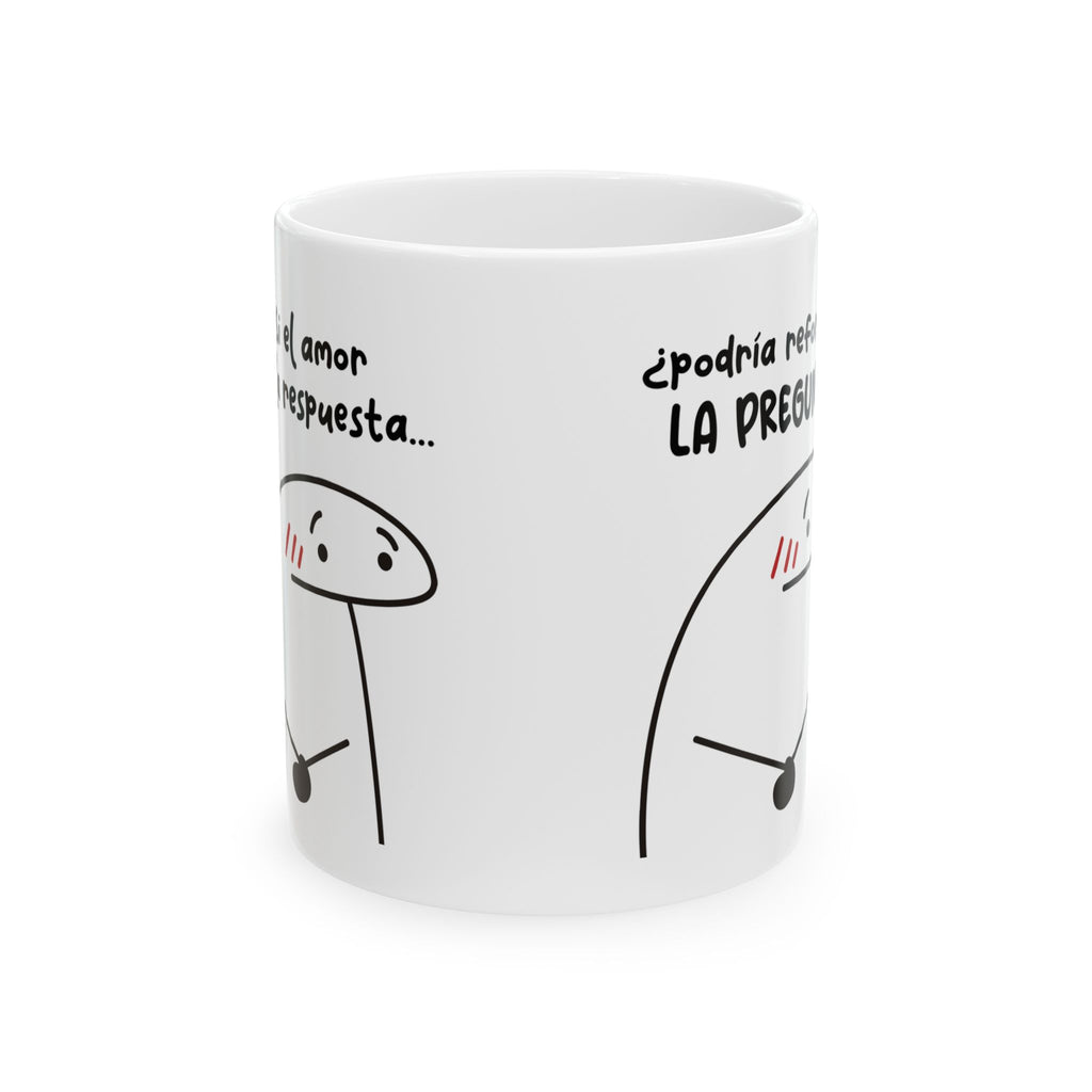 Taza San Valentin “Si el Amor es la Respuesta” Taza Romántica Doble Cara