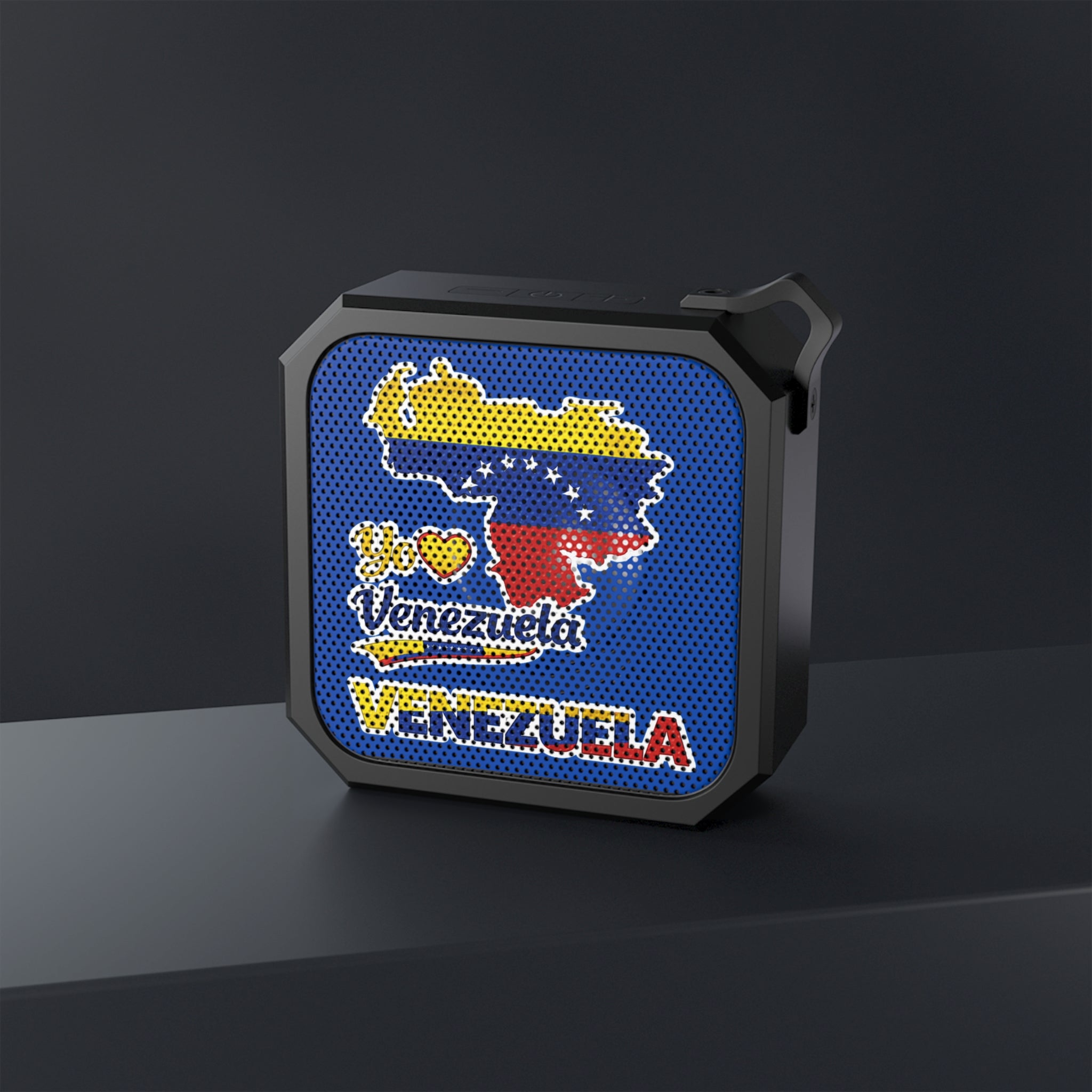 Bocina Bluetooth Venezuela Portátil Resistente al Agua Diseño Patriótico I Love Venezuela