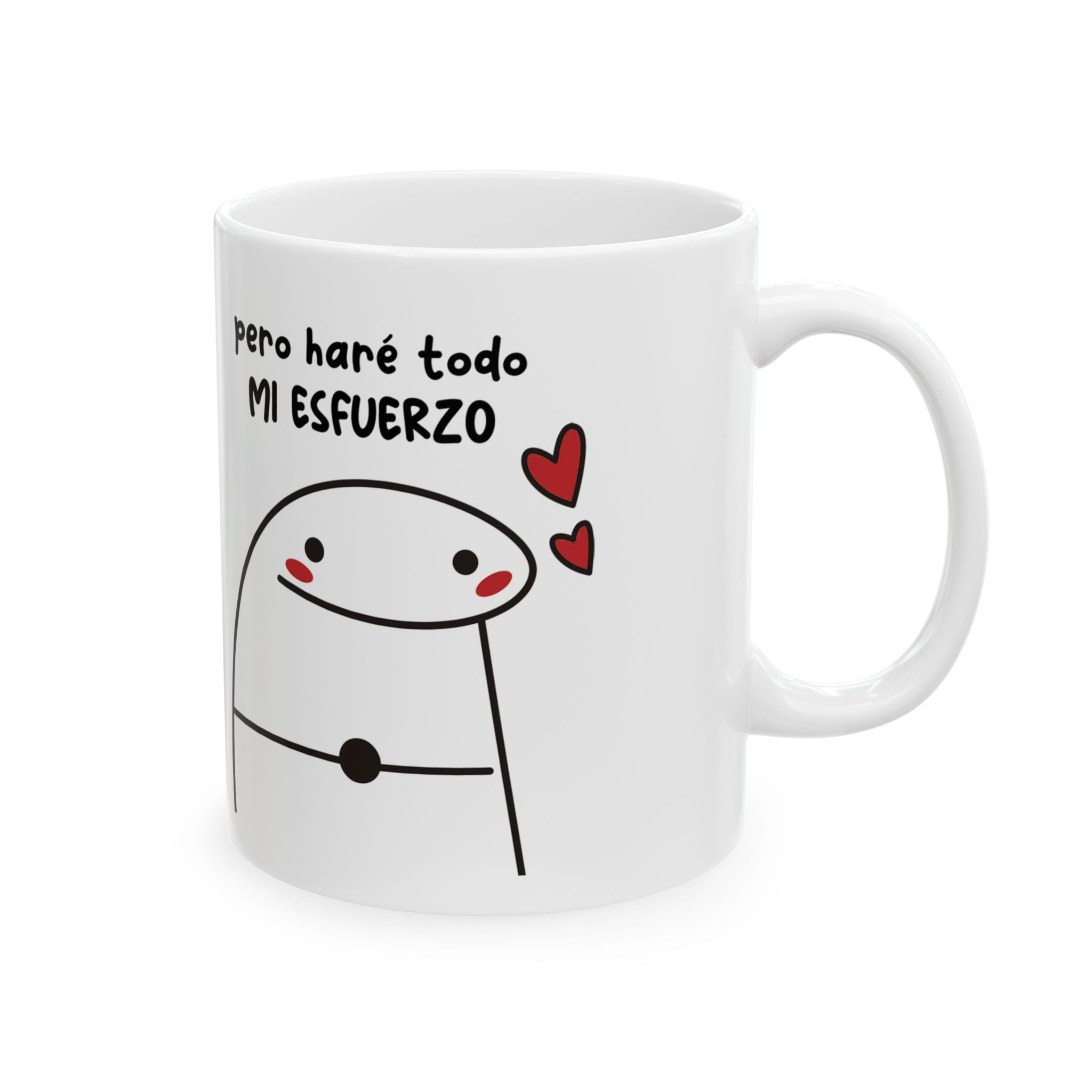 Taza San Valentin “Mi Esfuerzo” Taza Romántica