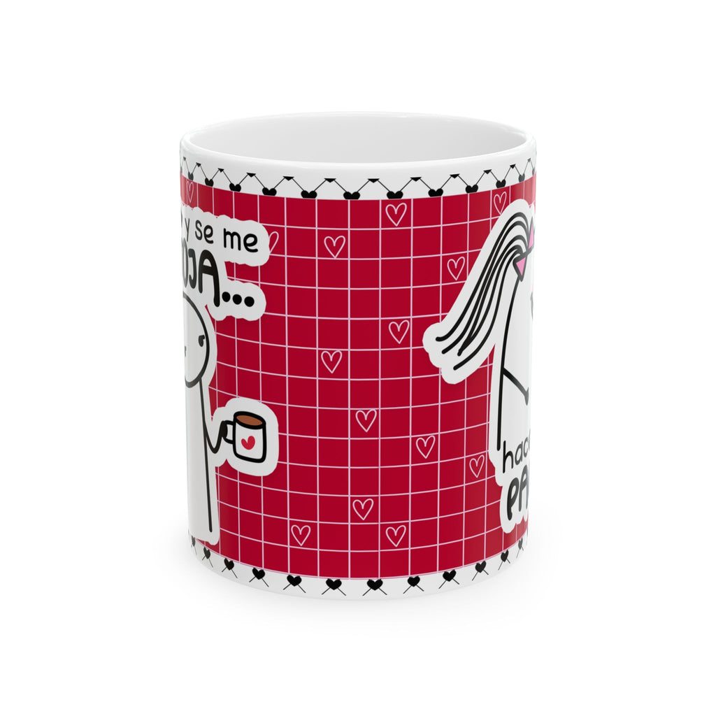 Mug San Valentín “Te Veo y Se Me Antoja Hacerte Papá” Taza Divertida de Amor