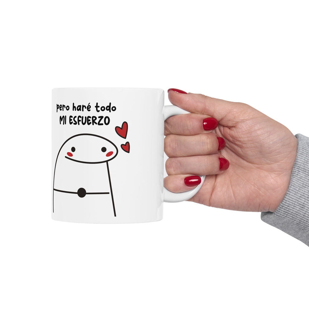 Taza San Valentin “Mi Esfuerzo” Taza Romántica