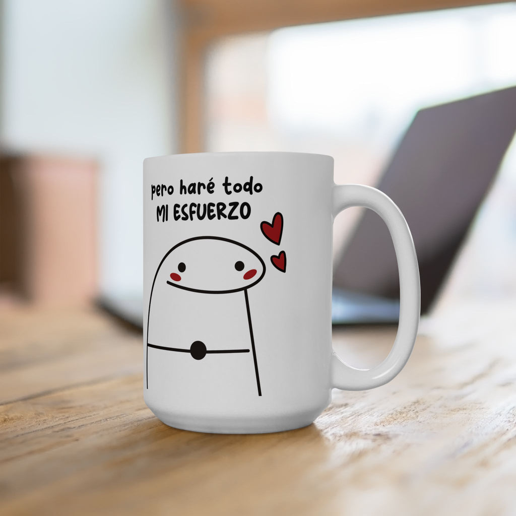 Taza San Valentin “Mi Esfuerzo” Taza Romántica