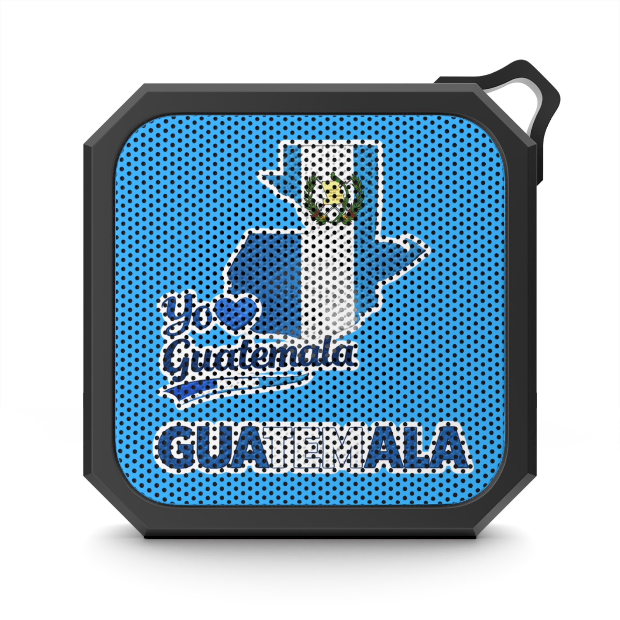 Bocina Bluetooth Guatemala Portátil Resistente al Agua Diseño Patriótico I Love Guatemala