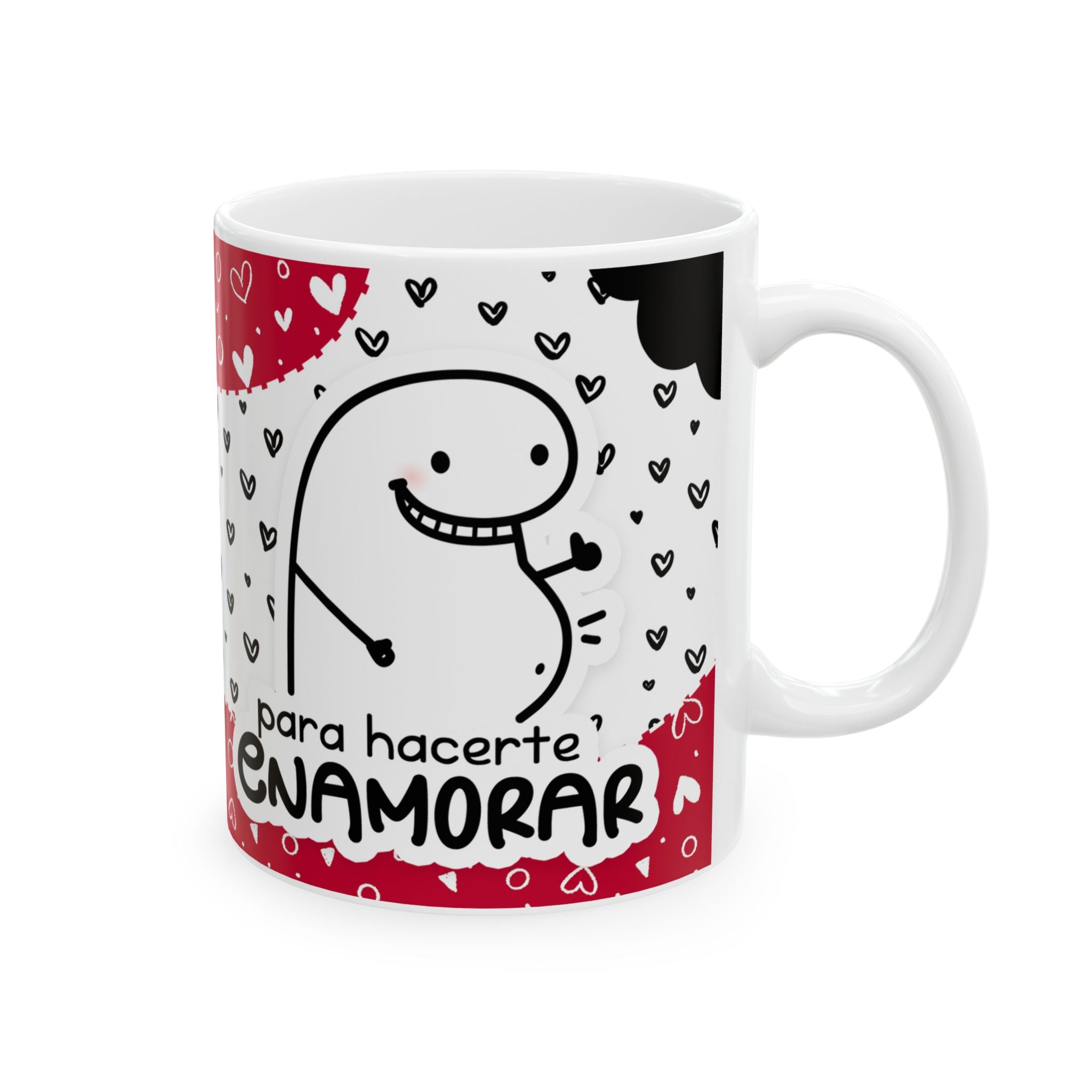 Mug San Valentin “Aprendí a Cocinar para Hacerte Enamorar” Taza Divertida de Amor