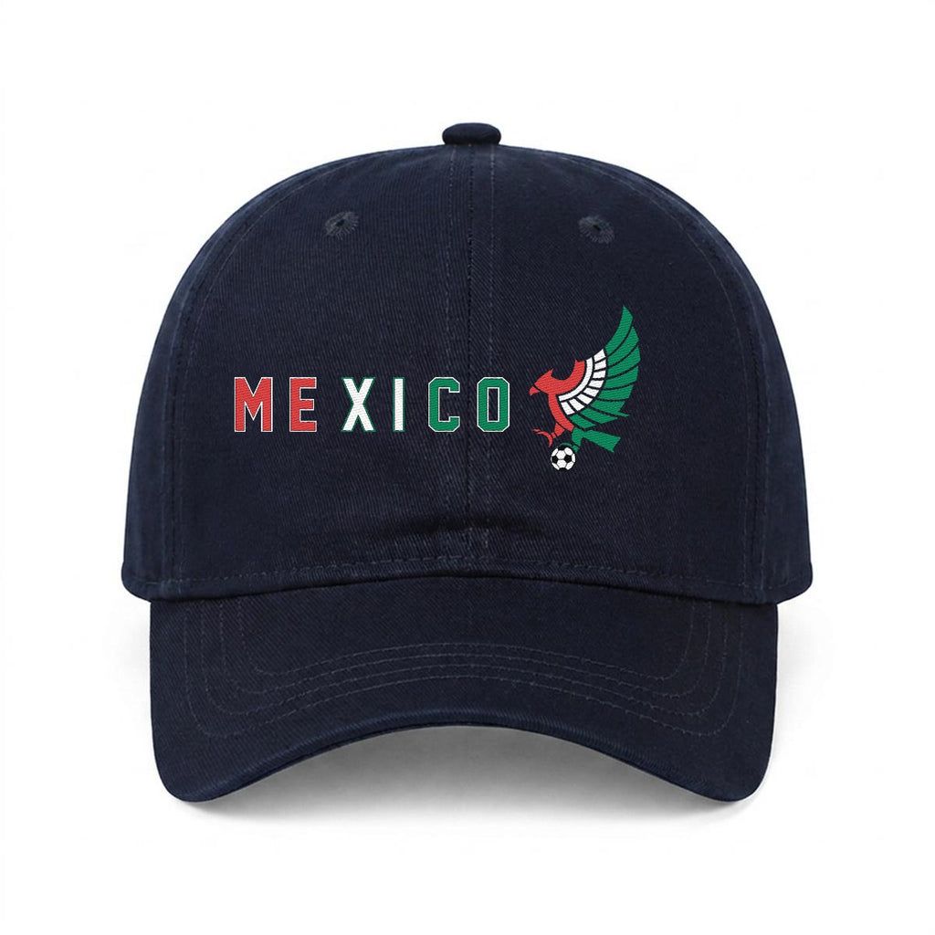 Gorra de México Bordada Premium Estilo Casual Ajustable de Algodón
