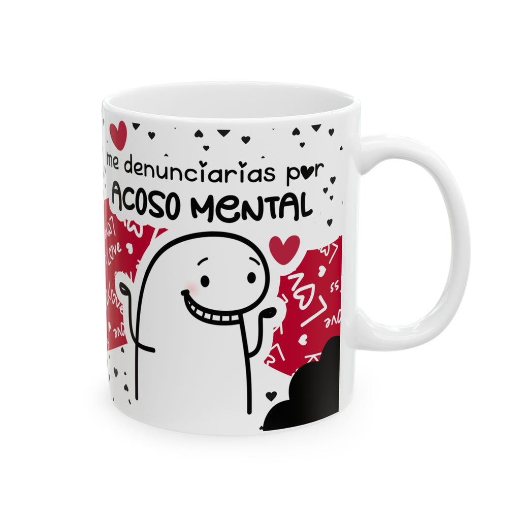 Mug San Valentín “Si Supieras Cuánto Pienso en Vos” Taza Divertida de Amor