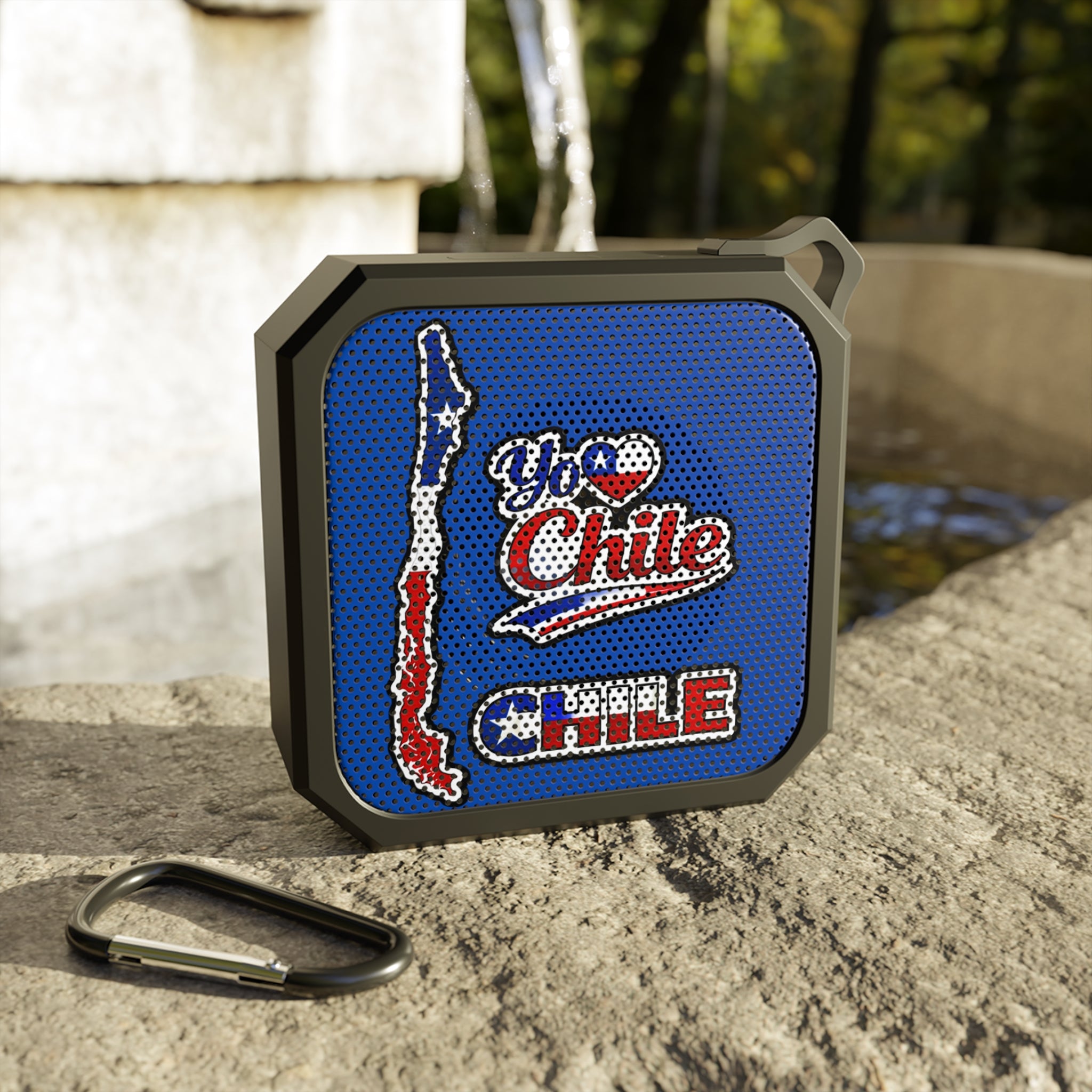 Bocina Bluetooth Chile Portátil Resistente al Agua Diseño Patriótico I Love Chile