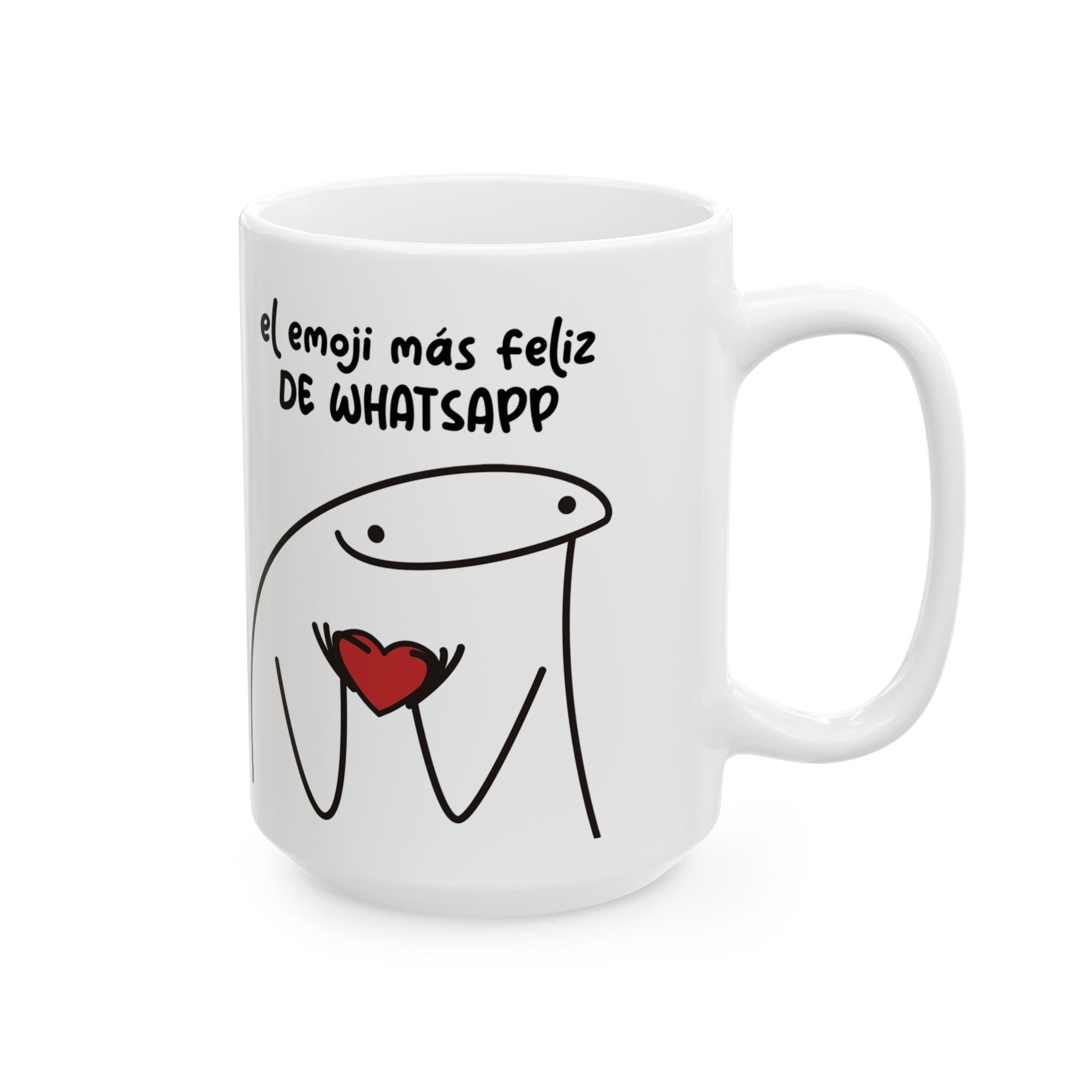 Taza San Valentín “El Emoji Más Feliz” Taza Romántica