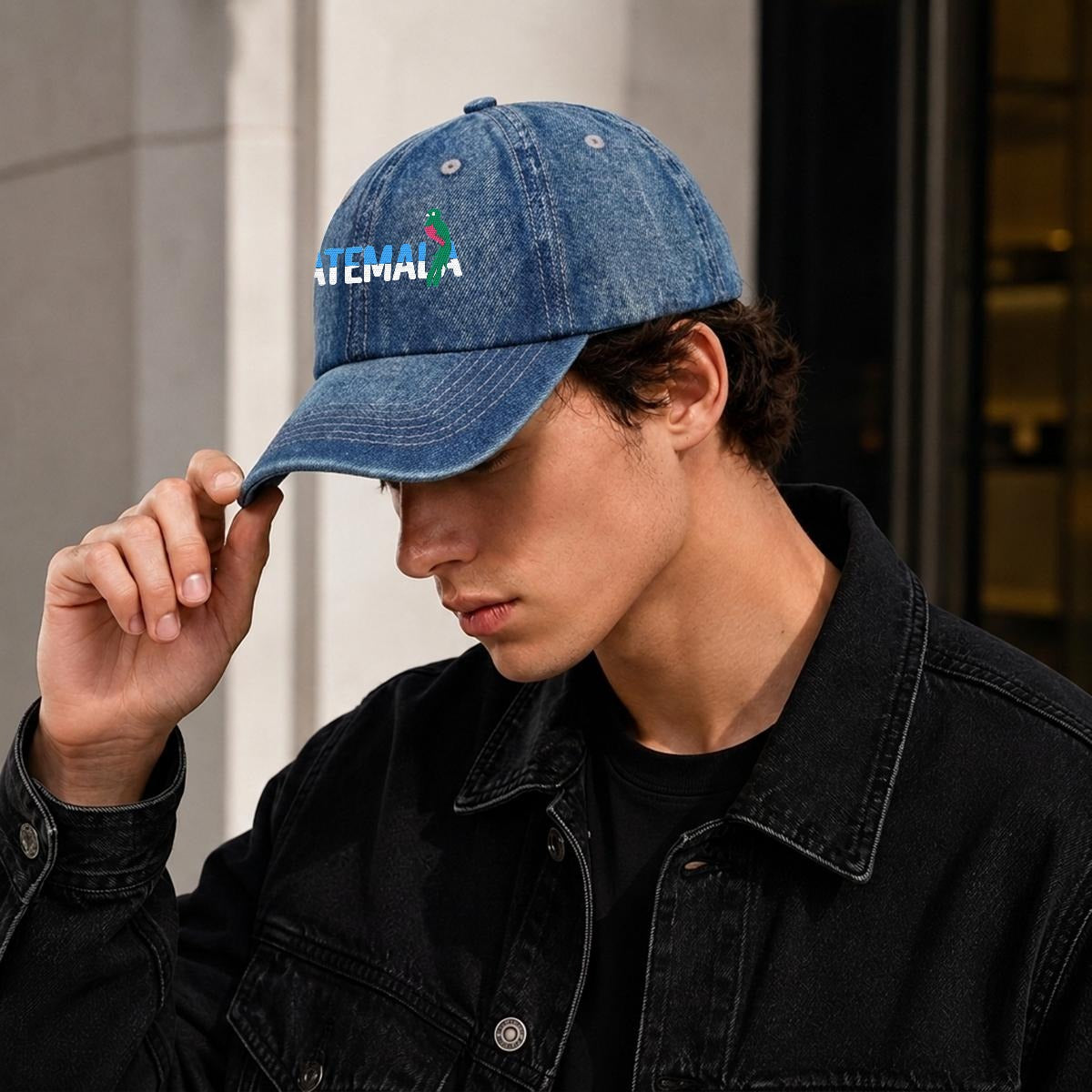 Gorra de Guatemala Bordada Premium Estilo Vintage Casual de Algodón