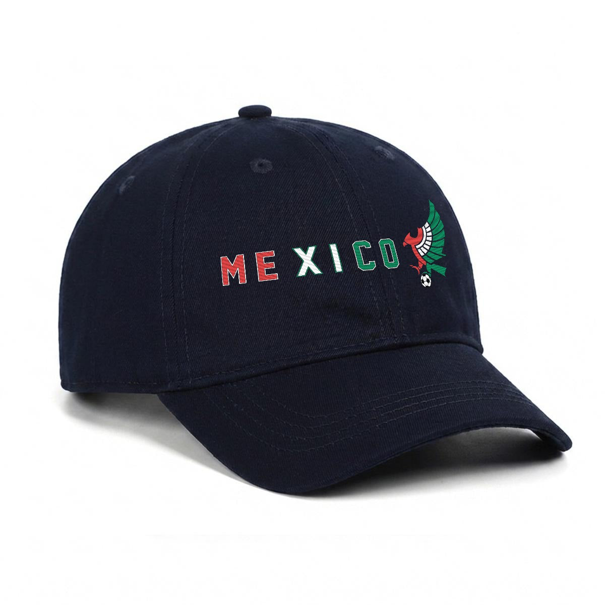 Gorra de México Bordada Premium Estilo Casual Ajustable de Algodón
