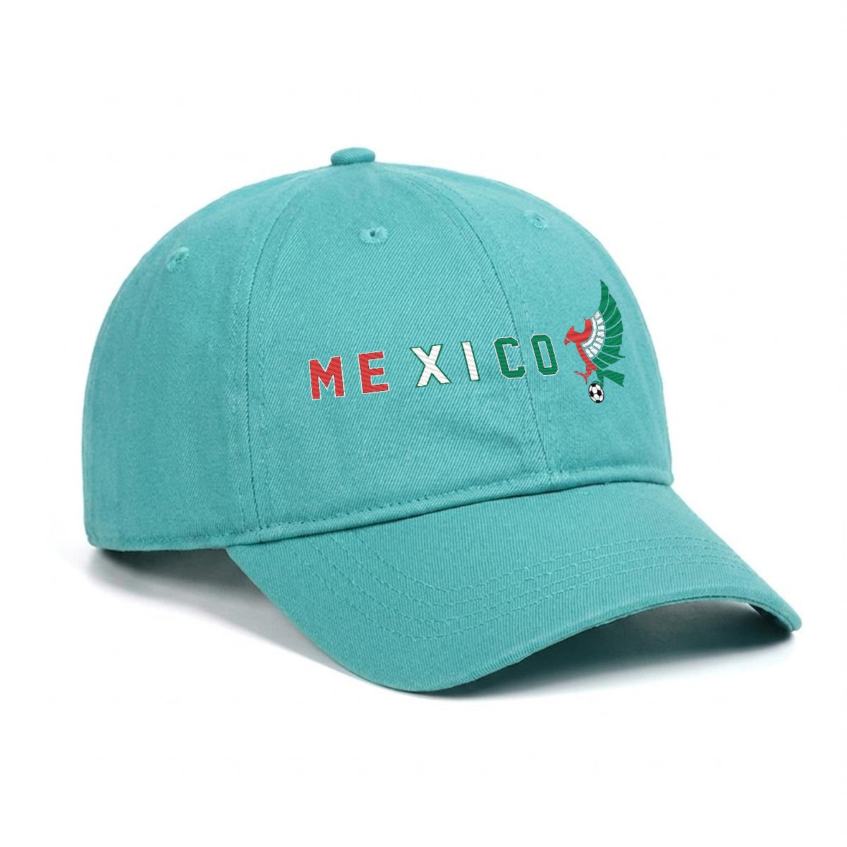 Gorra de México Bordada Premium Estilo Casual Ajustable de Algodón