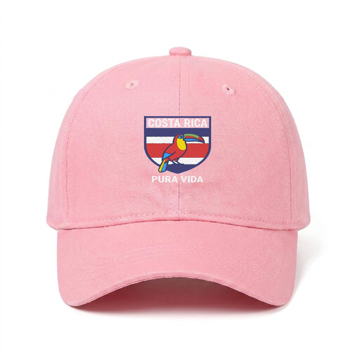 Gorra de Costa Rica Bordada Premium Pura Vida de Algodón Estilo Casual