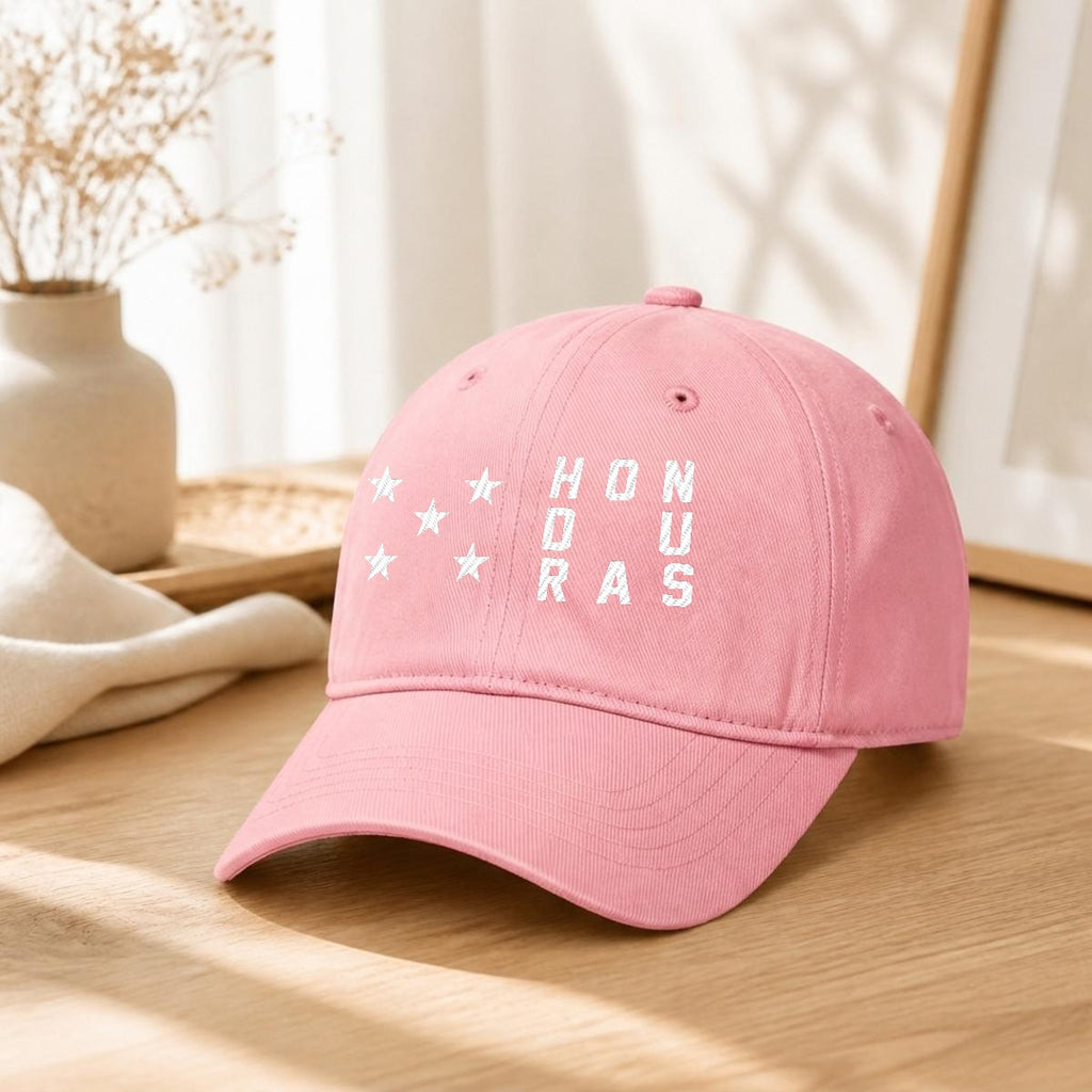 Gorra de Honduras Bordada Premium de Algodón Estilo Casual de Perfil Bajo