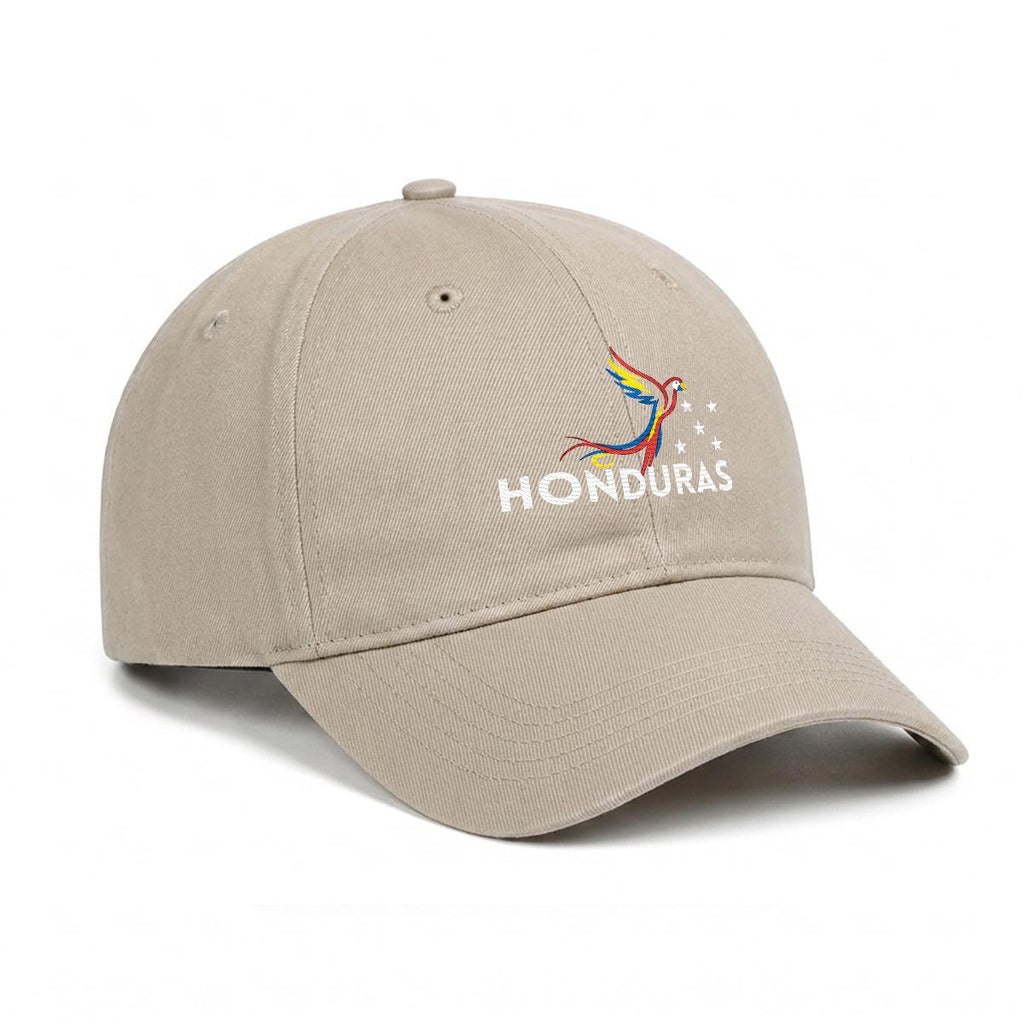Gorra de Honduras Bordada Premium Guacamaya de Algodón Estilo Casual