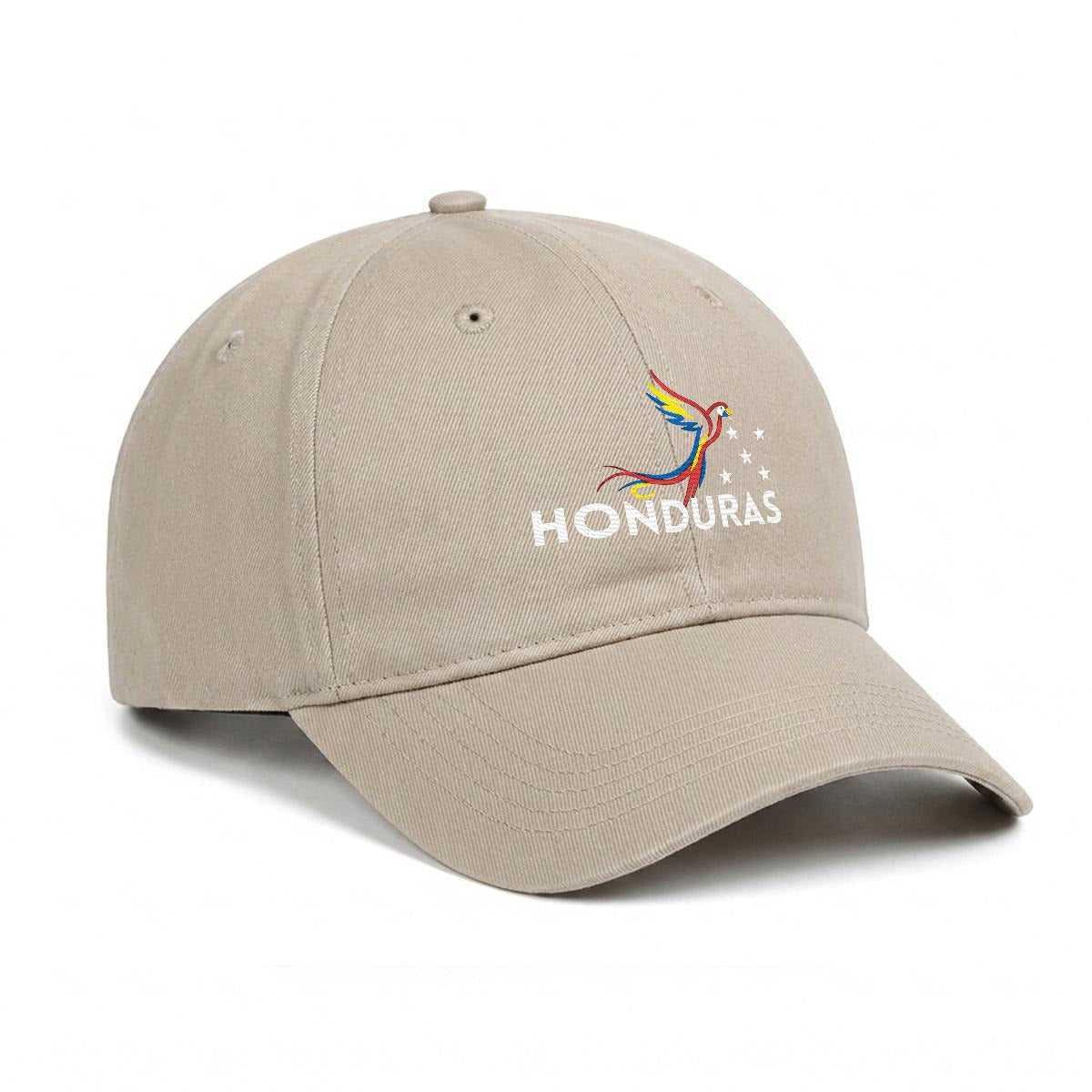 Gorra de Honduras Bordada Premium Guacamaya de Algodón Estilo Casual
