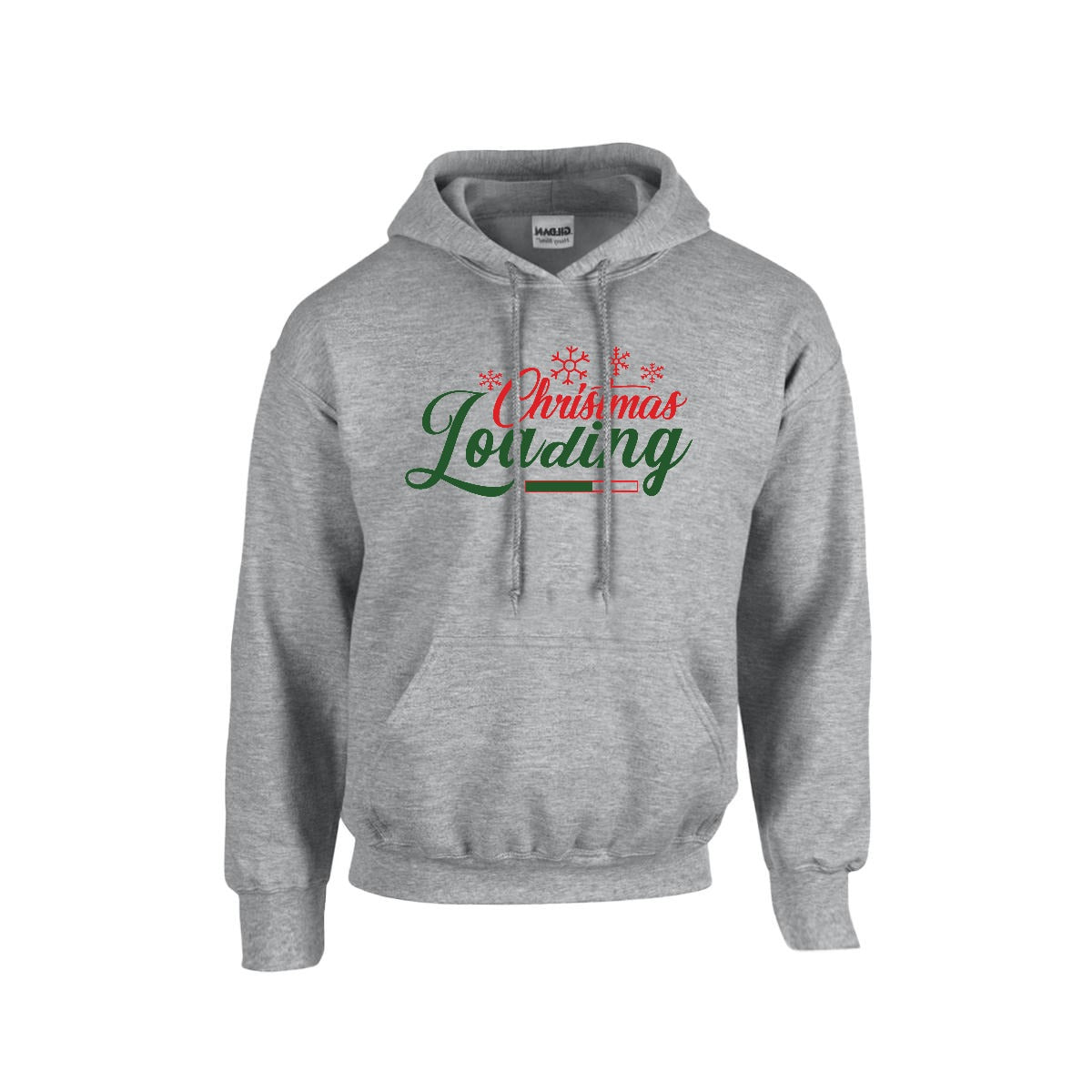 Sudadera Navideña Hoodie Christmas Loading Cursiva