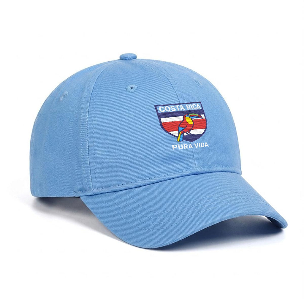 Gorra de Costa Rica Bordada Premium Pura Vida de Algodón Estilo Casual