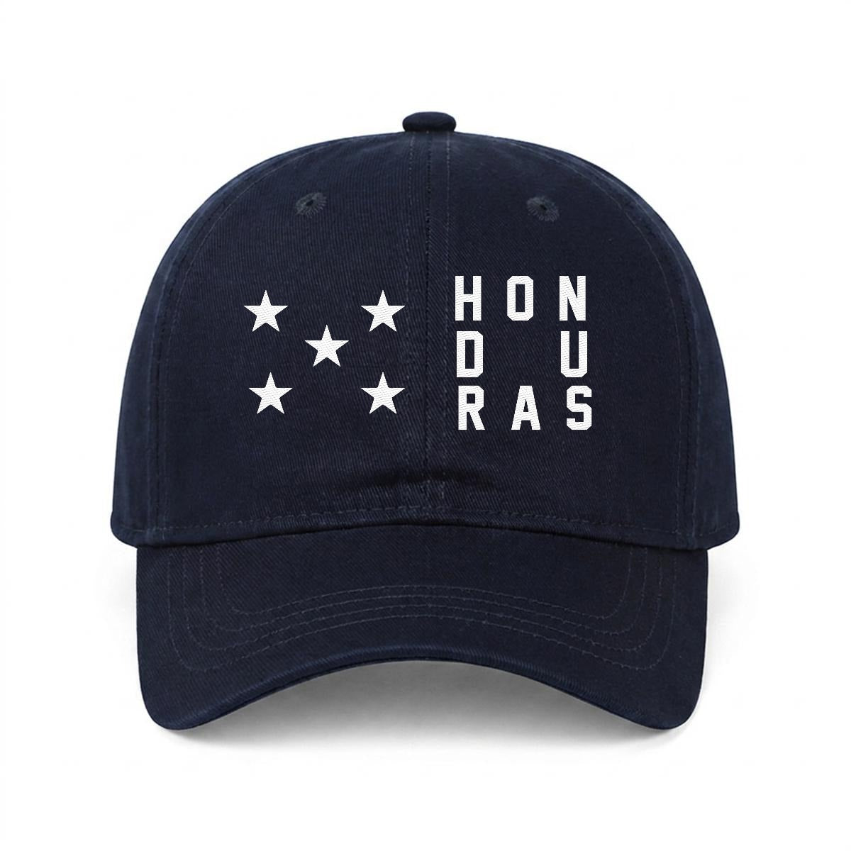 Gorra de Honduras Bordada Premium de Algodón Estilo Casual de Perfil Bajo