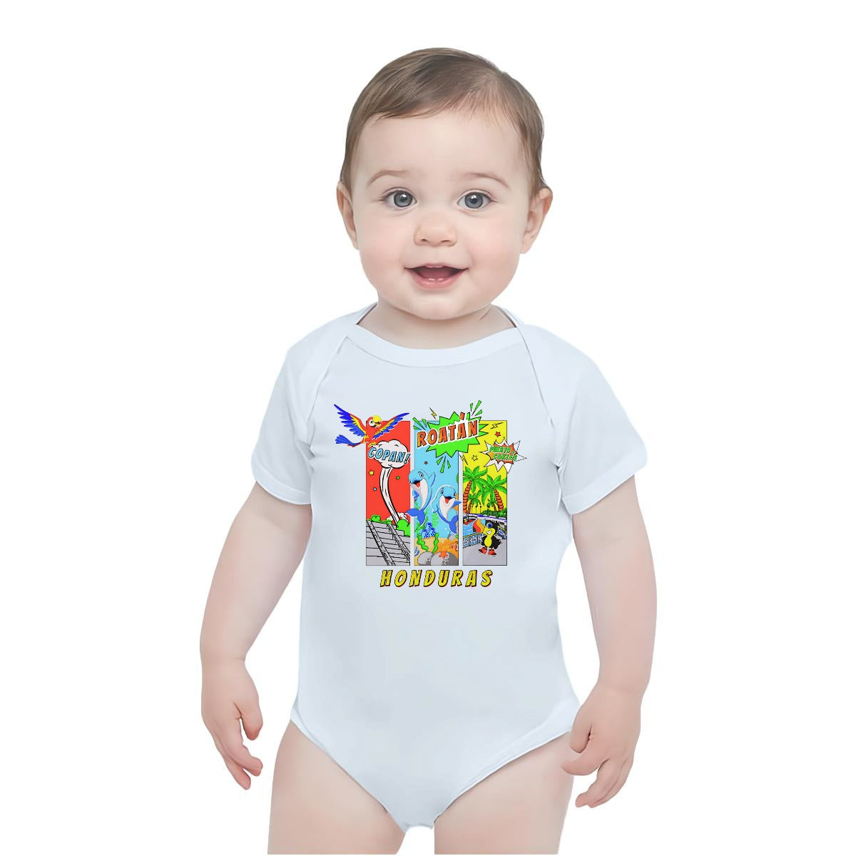 Camiseta Infantil Honduras Roatán – Playera Patriótica para Niños | Gildan 5000B