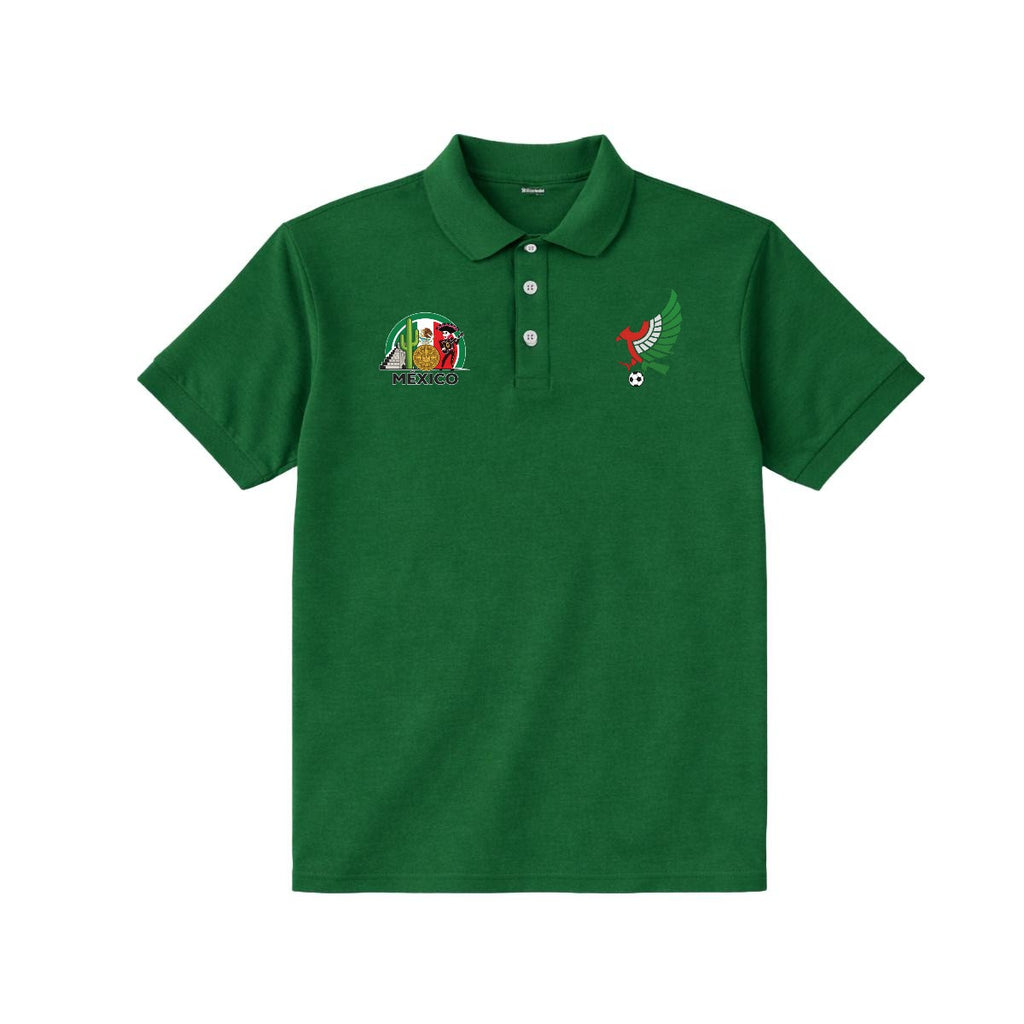 Polo México Patriótico Gildan 8800 DryBlend®
