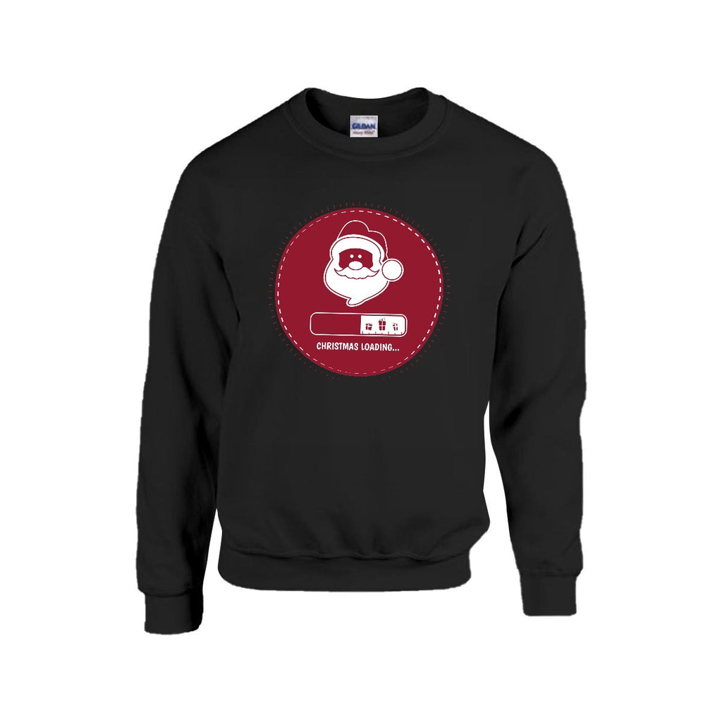 Sudadera Cuello Redondo 'Christmas Loading' Santa Claus
