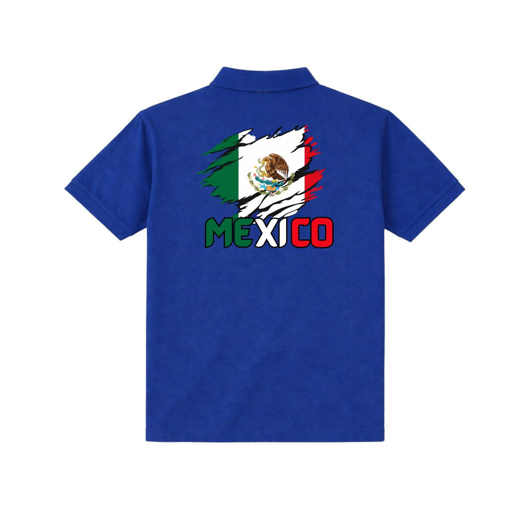 Polo México Patriótico Gildan 8800 DryBlend®