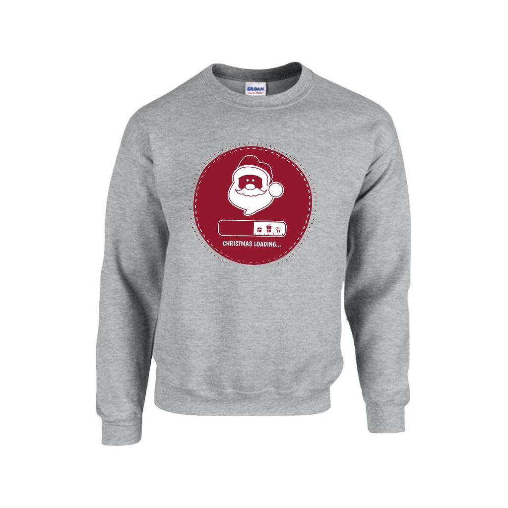 Sudadera Cuello Redondo 'Christmas Loading' Santa Claus