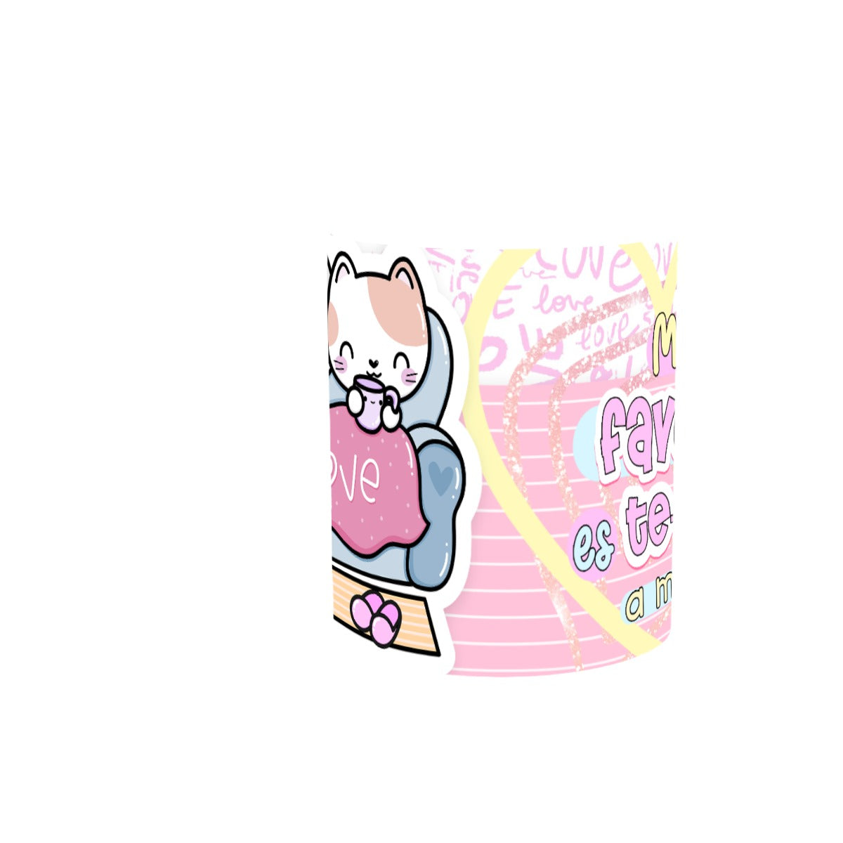 Tumbler - Taza Mi Té Favorito es Tenerte a Mi Lado – Colección San Valentin